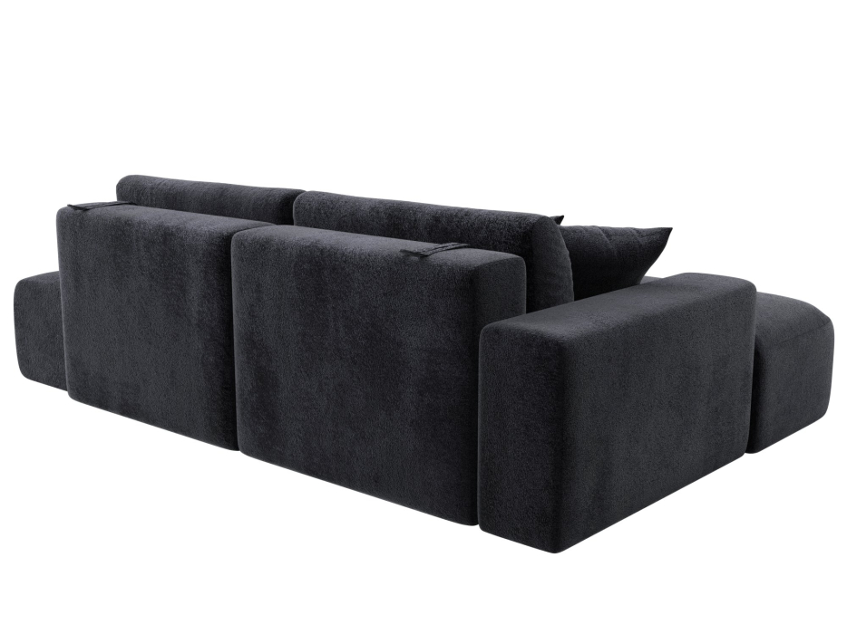 Диваны угловые в гостиную, Диван угловой Лига-036 НПБ Модерн левый угол, велюр TOWER