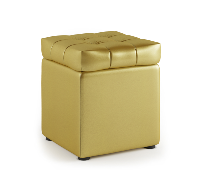 Банкетка в прихожую, Пуф Квадро с ящиком, экокожа