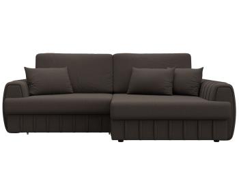 Диван угловой Лига-057 НПБ угол правый, рогожка Амур