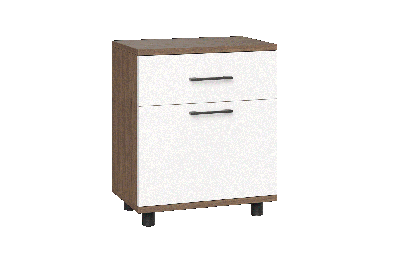 Модульная система Грейс Тумба ТБ-5025  Гикори Джексон Темный