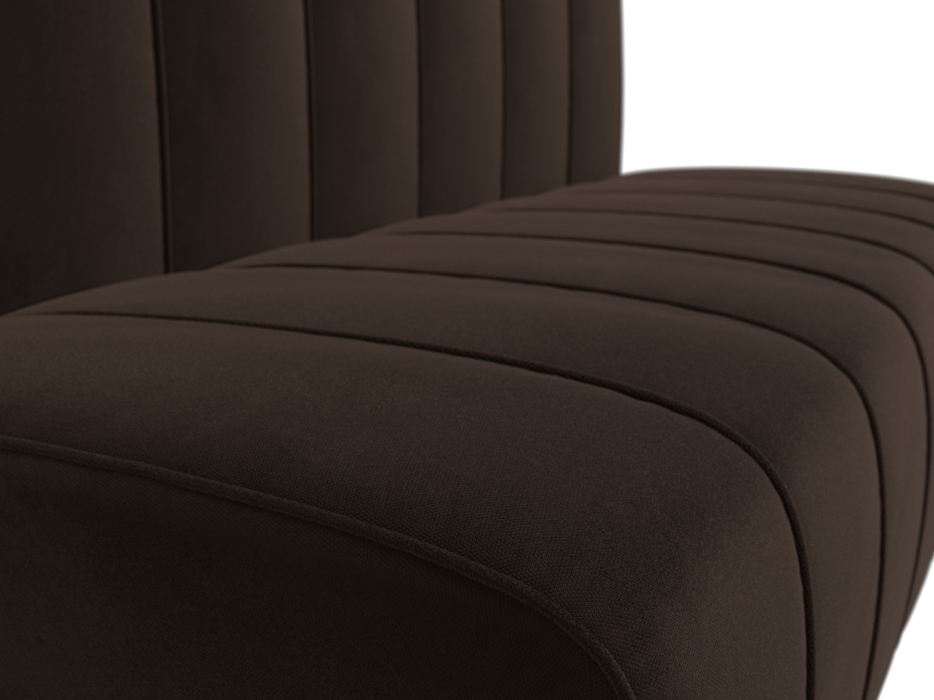 Диваны прямые кухонные, Прямой диван Ральф, микровельвет