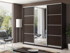 Шкафы-купе, Шкаф купе 3-х дверный Айсберг 270+зеркало 