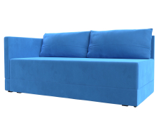 Кушетка диван, Кушетка Никас левая, велюр