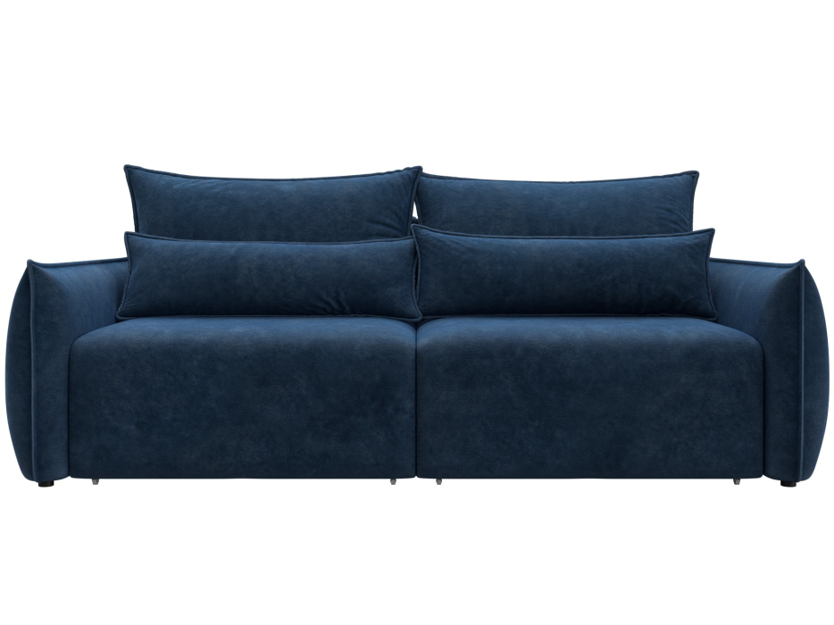 Диваны еврокнижки, Диван прямой Лига-051 НПБ, велюр BRUT