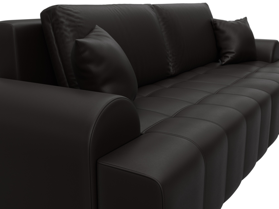 Диваны еврокнижки, Диван прямой Лига-080, экокожа GRIFON