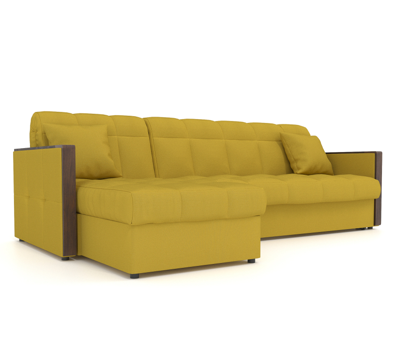 Диваны угловые в гостиную, Диван Лион 1,6 угол с оттоманкой