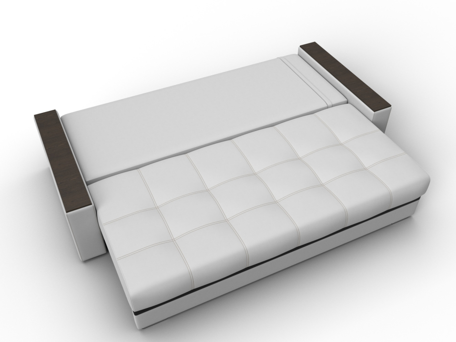 Диваны прямые, Диван прямой с декором Лига-096 НПБ, экокожа