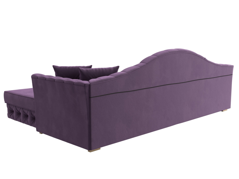 Диваны угловые в гостиную, Диван угловой Артис правый угол, микровельвет