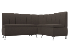 Диваны угловые кухонные, Диван кухонный угловой Кантри правый угол, рогожка Амур