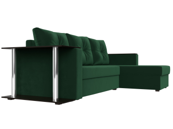 Угловой диван Атланта правый угол, велюр