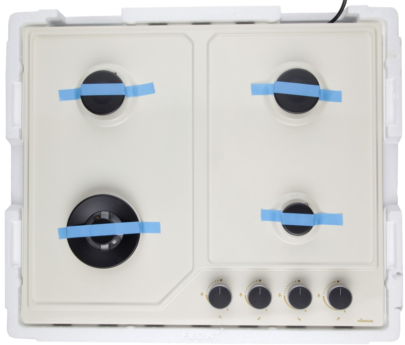 Встраиваемые варочные панели, Газовая варочная панель Konigin Blaze 604 Эмаль