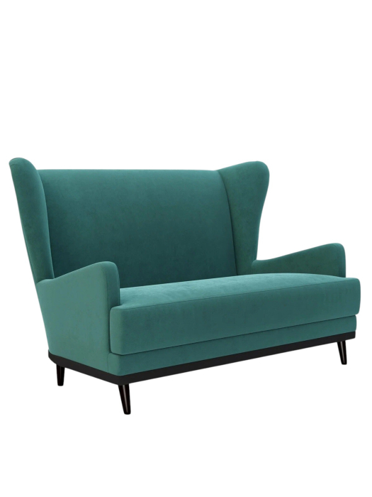 Дизайнерские диваны для гостиной, Диван прямой Вегас, велюр