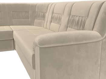 Угловой диван Карелия левый, микровельвет