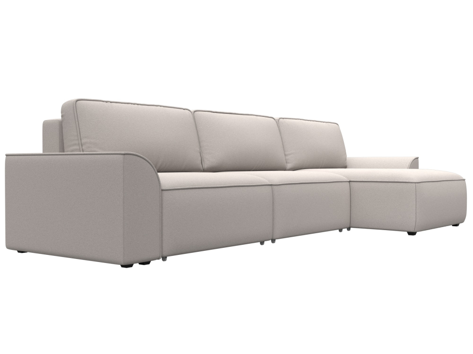 Диваны угловые в гостиную, Диван угловой Лига-048 НПБ лонг, замша JOLY