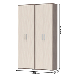 Два шкафа для одежды Домино 2-3430
