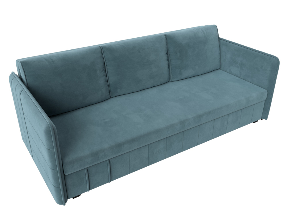 Диваны еврокнижки, Прямой диван Слим, велюр