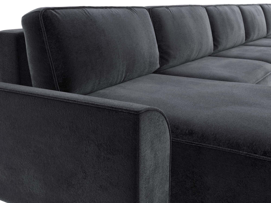 Диваны еврокнижки, Диван П-образный Лига-048 НПБ МегаЛонг, велюр TOWER