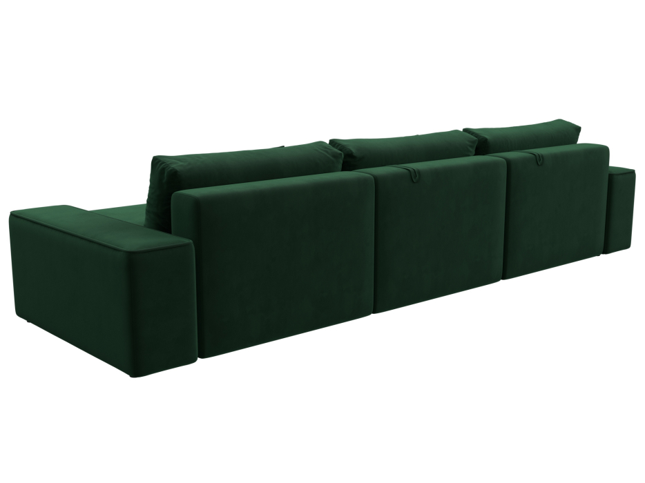 Диваны угловые в гостиную, Диван угловой Лига-074 угол универсальный, велюр SEVEN