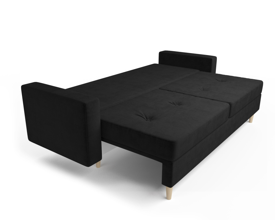 Диваны кровати со спальным местом, Прямой диван Честер, велюр