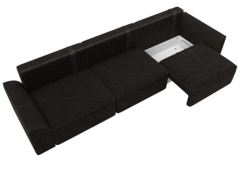 Диван прямой Лига-048 НПБ Лонг, велюр BRUT