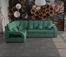 Диваны угловые в гостиную, Модульный диван Майами-3,микровелюр,антивандальная и водостойкая ткань,венеция