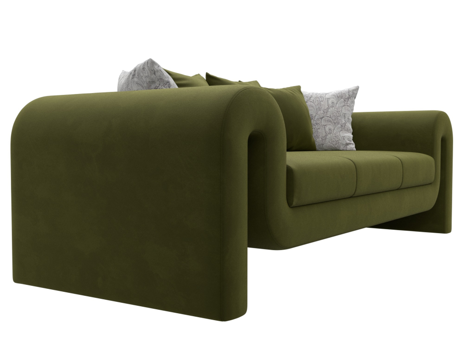 Диваны прямые кухонные, Диван прямой Волна, микровельвет