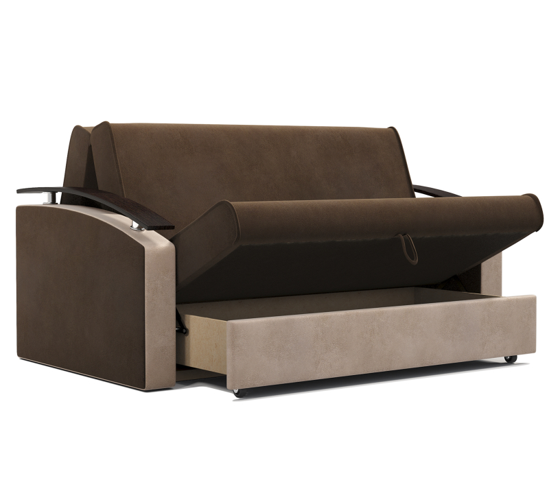 Диваны с ящиком для белья, Диван аккордеон Верона 160