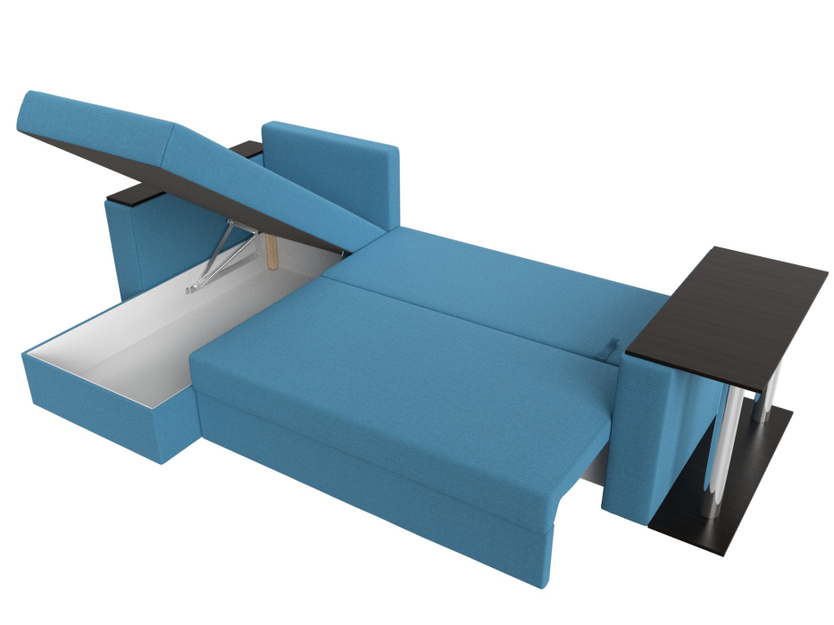 Диваны угловые в гостиную, Угловой диван Атланта левый угол, рогожка Амур