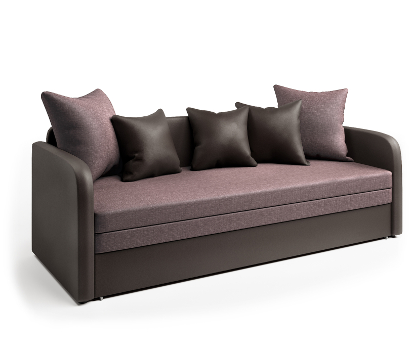 Детские диваны, Софа Трио, экокожа и рогожка