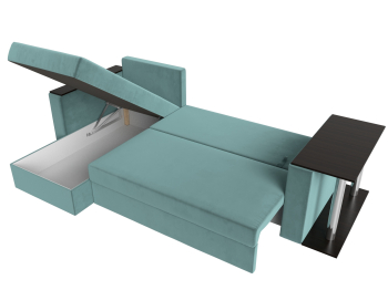 Угловой диван Атланта левый угол, велюр