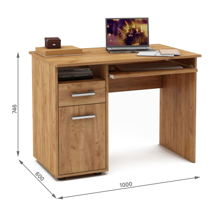 Прямые, Письменный стол Остин-2К