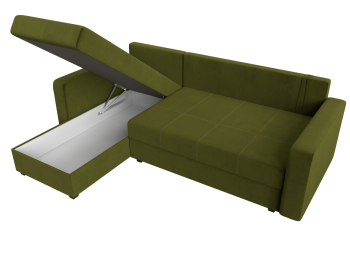 Угловой диван Ливерпуль Лайт левый угол, микровельвет