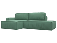 Диваны угловые в гостиную, Диван угловой Прага Модерн левый угол, рогожка Амур