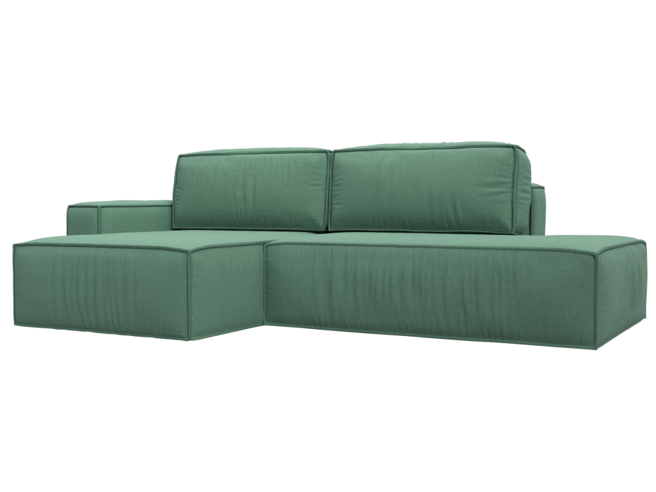 Диваны угловые в гостиную, Диван угловой Прага Модерн левый угол, рогожка Амур