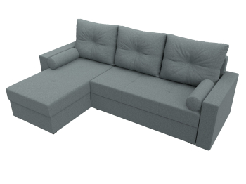 Диван угловой Верона Лайт левый угол, рогожка Амур