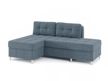 Диван-кровать угловой Оливер Люкс 2 еврокнижка-трансформер, рогожка
