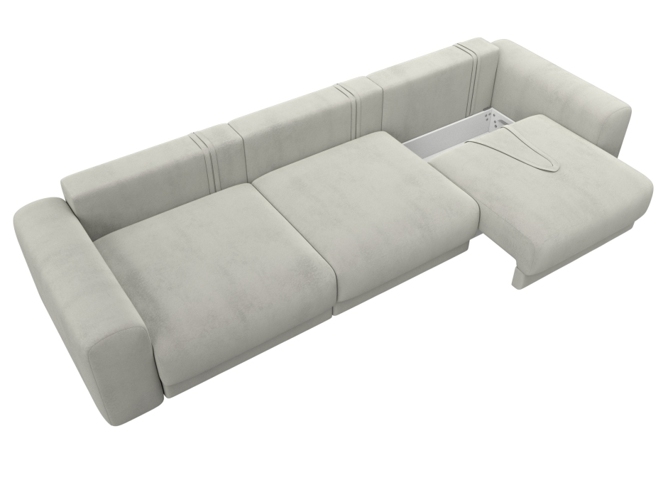 Диваны еврокнижки, Диван прямой Лига-056 НПБ Лонг, велюр TOWER