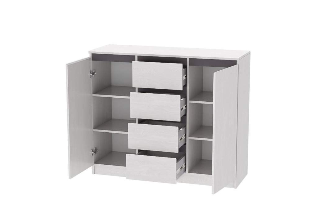 Комоды, Комод 2-ств./Ящики КЭТ-1