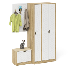 Мебель в прихожую П-6-500 № 47 фрезеровка ромб