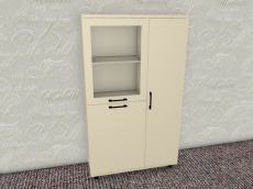 Шкафы распашные, Модульная система Грейс Шкаф ШК-5083  Серый Кашемир