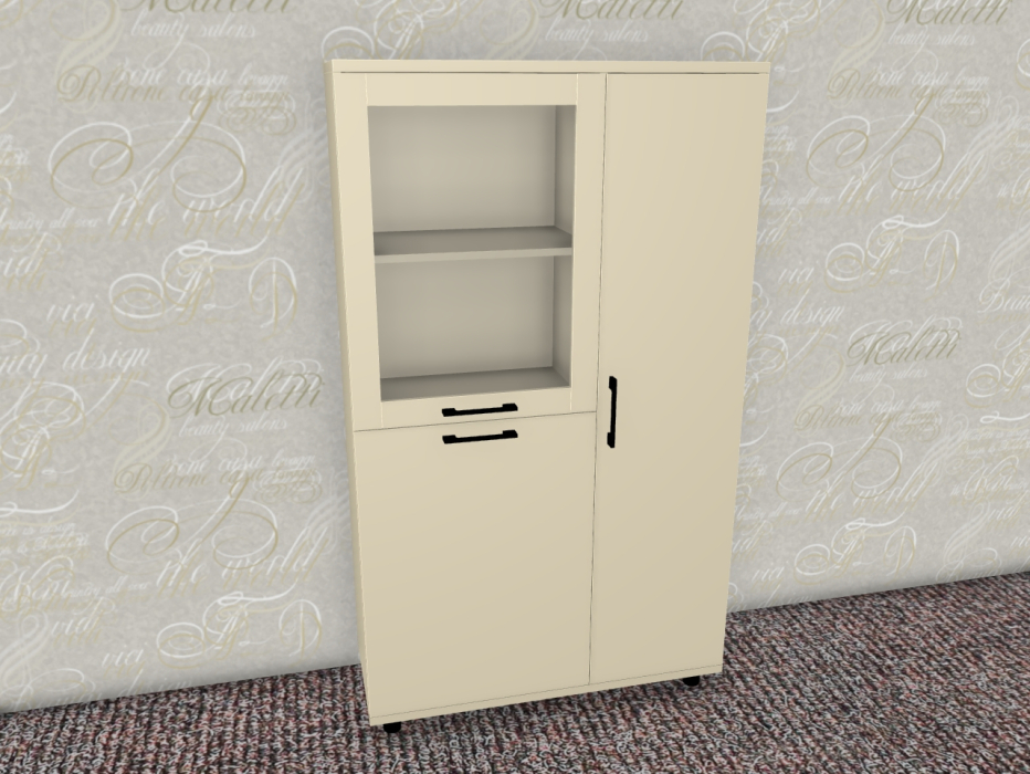 Шкафы распашные, Модульная система Грейс Шкаф ШК-5083  Серый Кашемир