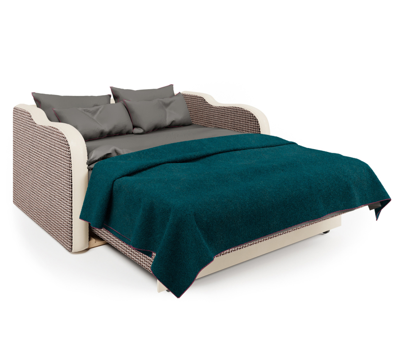 Диваны с ящиком для белья, Диван-кровать Коломбо 160, корфу/экокожа