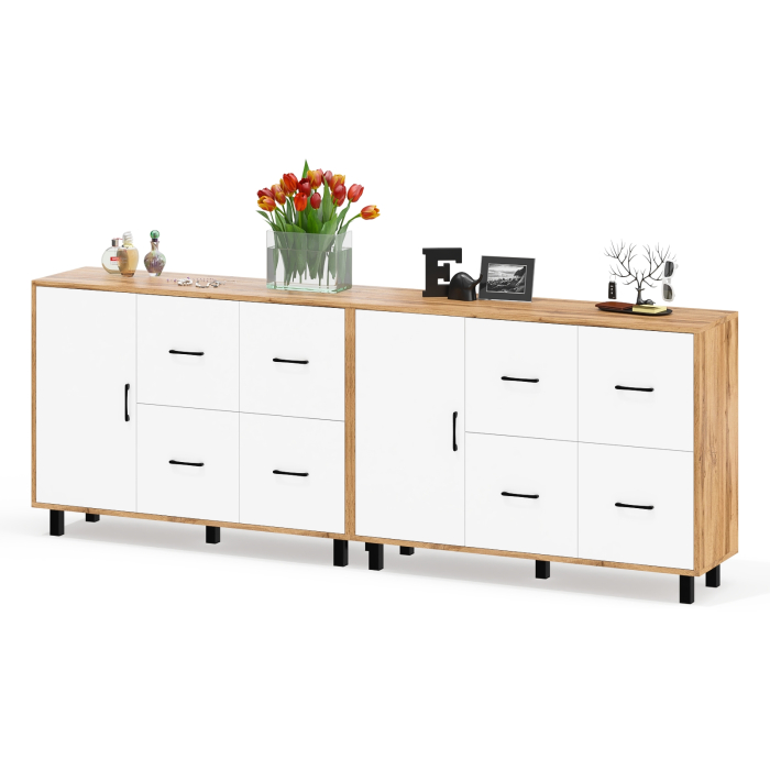 ТВ-тумбы, Два комода РВК 125-1204 с дверкой и 4-мя ящиками