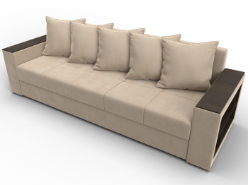 Диван прямой Дубай Лайт, велюр