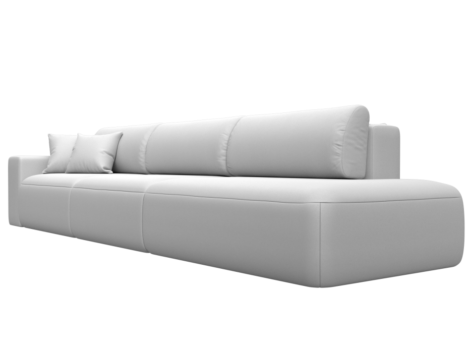 Диваны еврокнижки, Диван прямой Лига-036 НПБ Модерн Лонг подлокотник слева, экокожа GRIFON