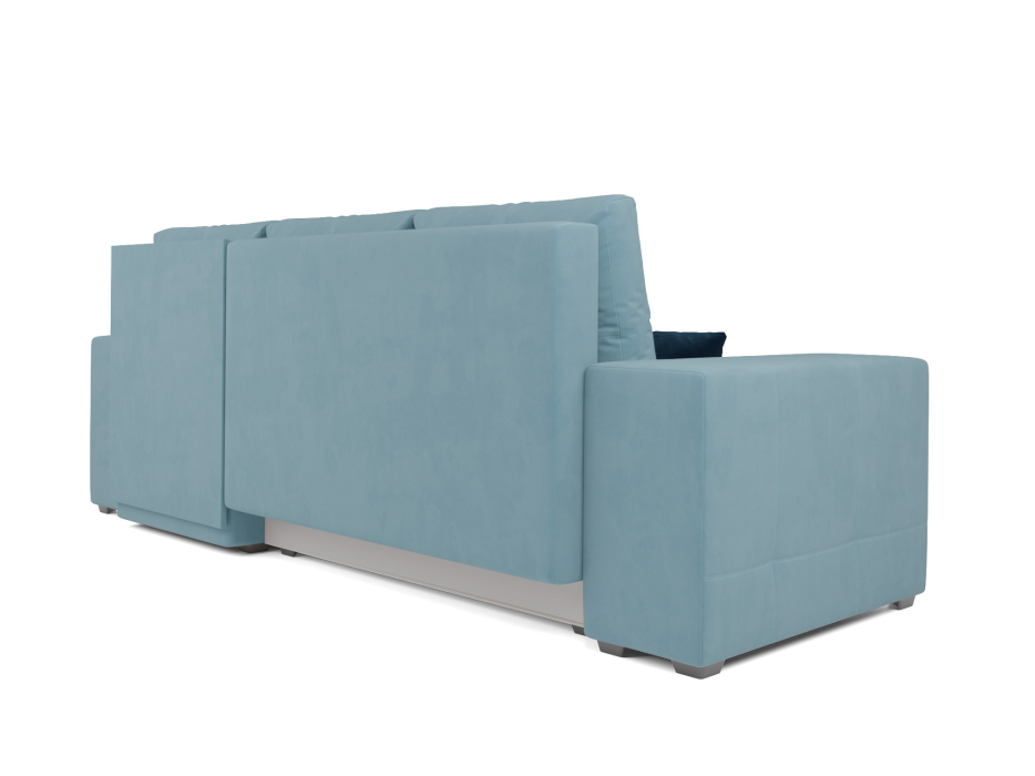 Диваны угловые в гостиную, Диван угловой Монреаль Правый угол (Велюр)