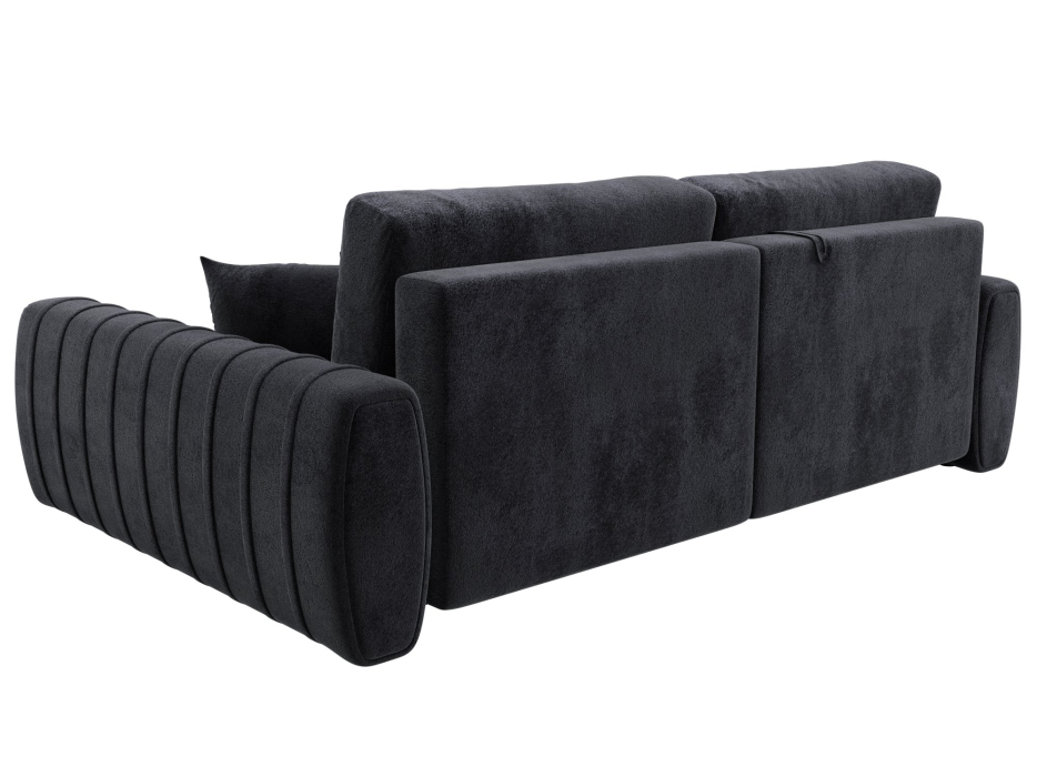 Диваны угловые в гостиную, Диван угловой Лига-057 НПБ угол правый, велюр TOWER