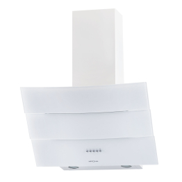 Вытяжка кухонная INGA 600 white push button