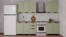 Кухонные гарнитуры, ГК Аленушка 2 м Магнолия