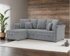 Диваны угловые в гостиную, Диван угловой Берлин (Велюр)